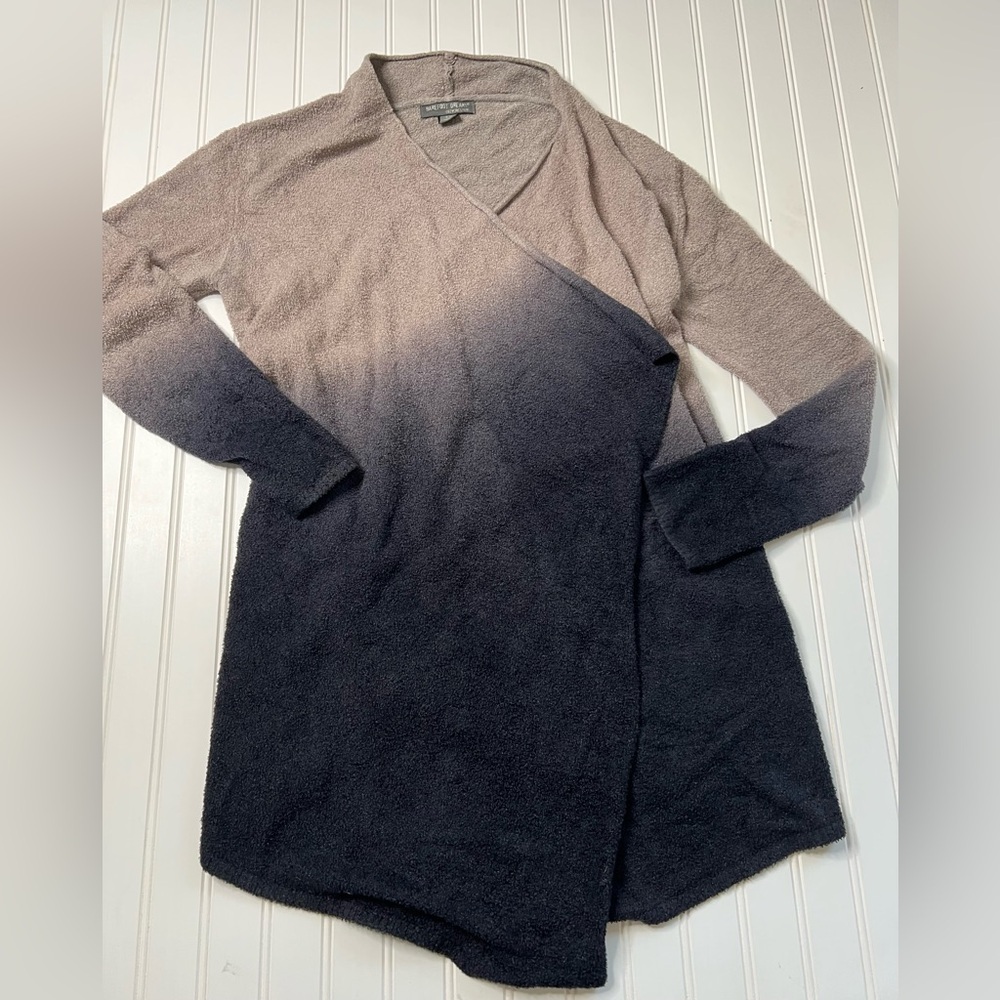 Barefoot Dreams Sweater Womens Small Medium Ombre Cozy Chic Cardigan 311